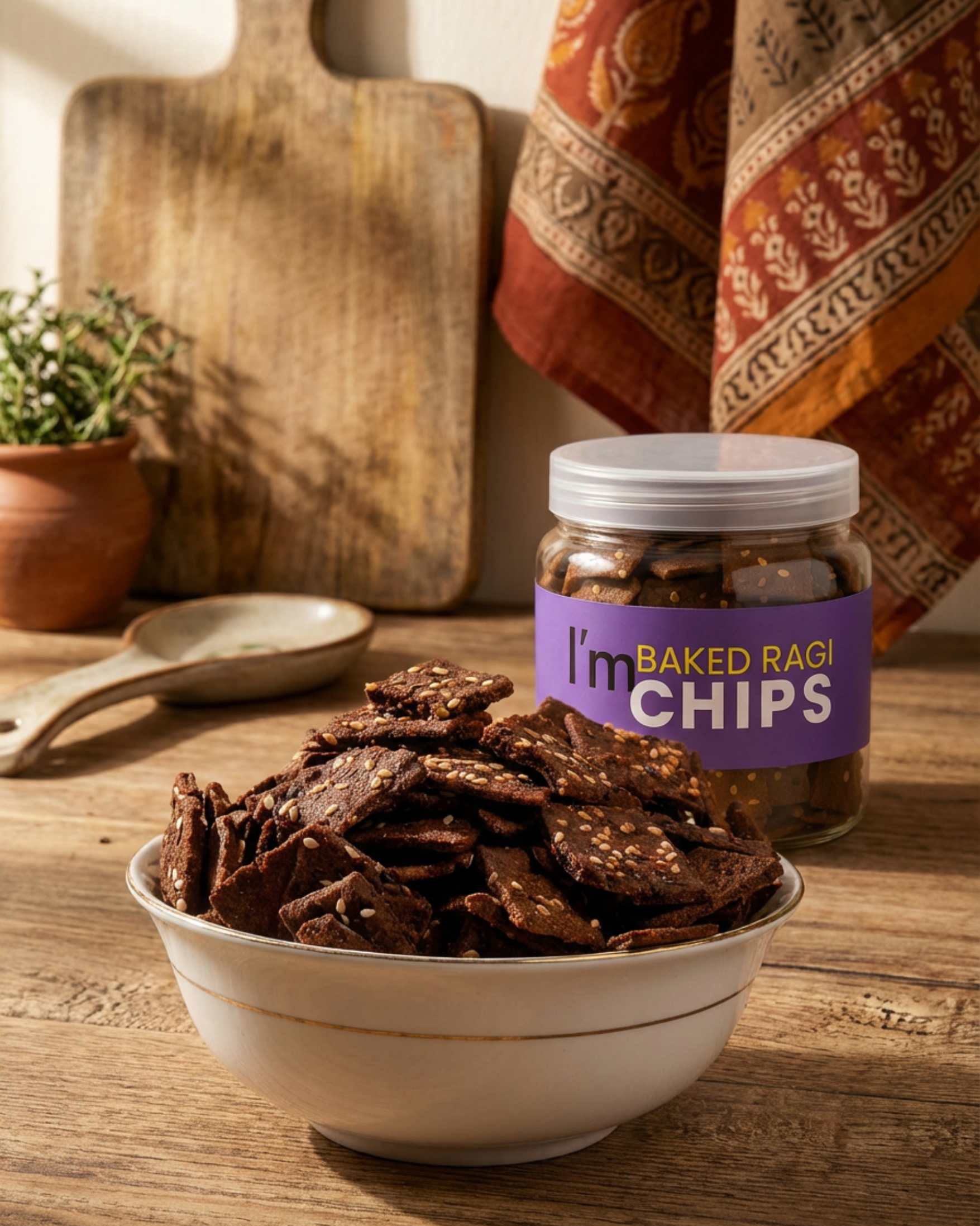 iHTF Baked Ragi Chips